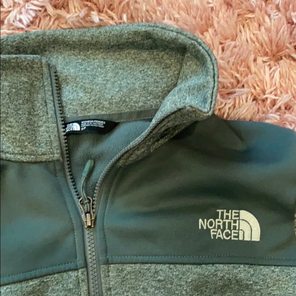 North face zip jacket